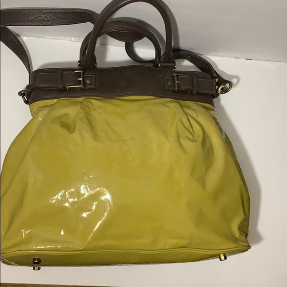Worth Leek Amanda green leather bag satchel - Picture 8 of 16